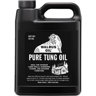 Walrus Oil® Pure Tung Oil (32OZ)