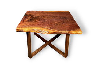 Hand-made wooden table